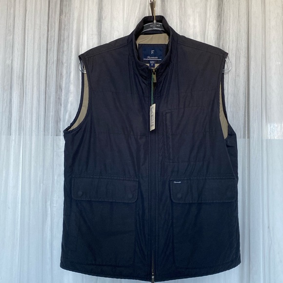 Women’s “Façonnable” lightweight dark blue vest! Outdoor activities! Walking M - Picture 1 of 17